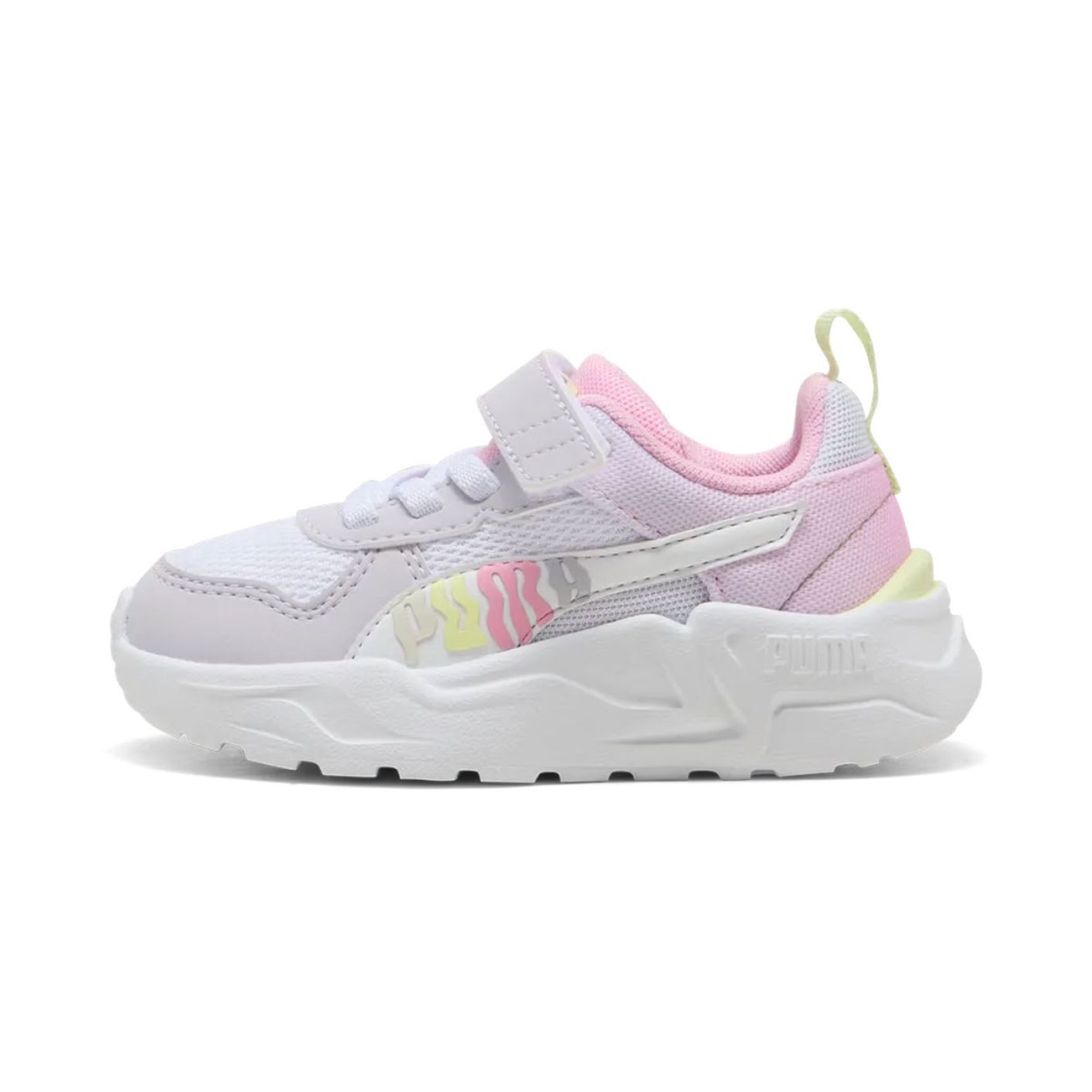 Puma Trinity 2 LT Come On AC+Infant Lavander Pop/White/Apple Spritz da Bambina