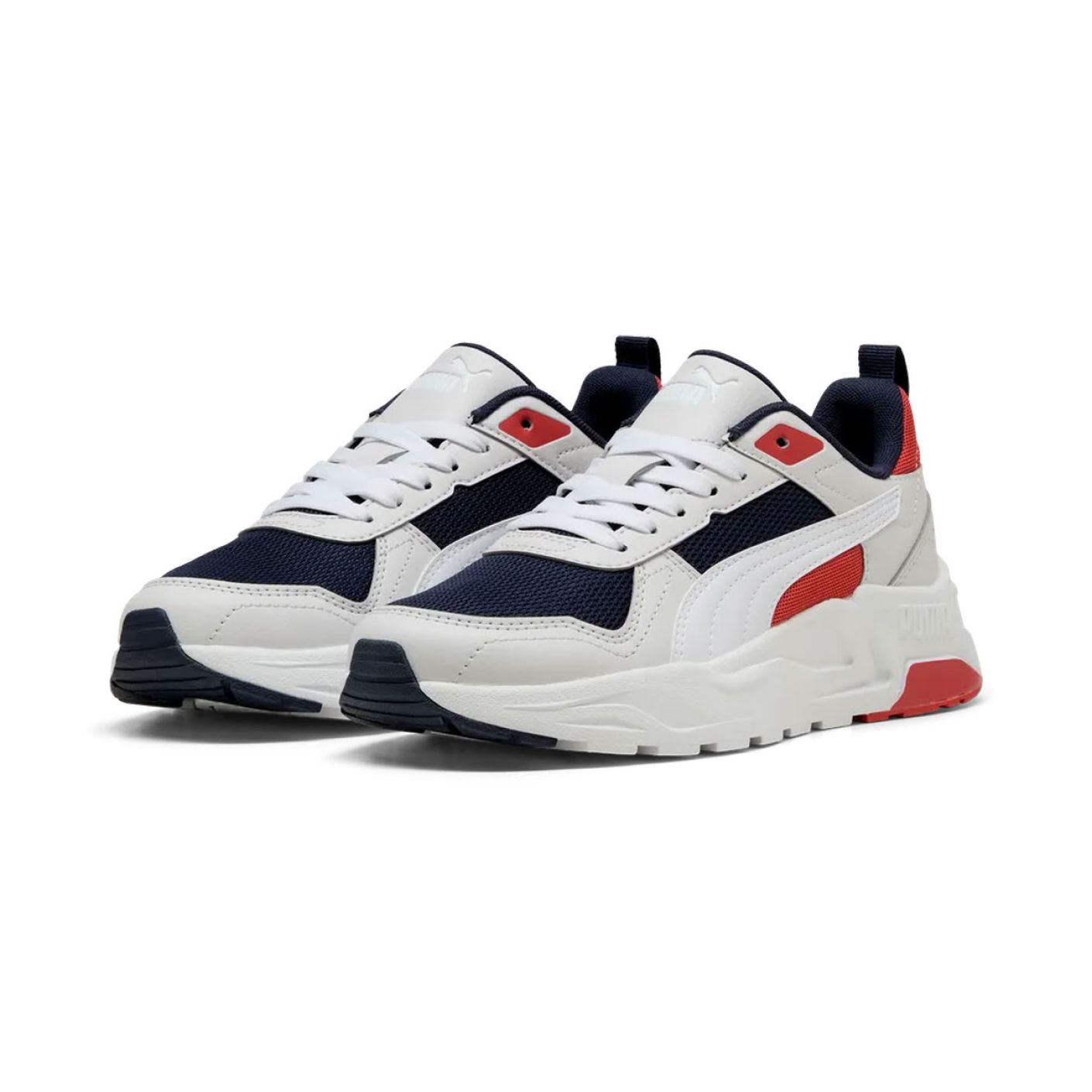 Puma Trinity 2 Lite AC+PS Navy/White/Feather Gray/Red Fire 