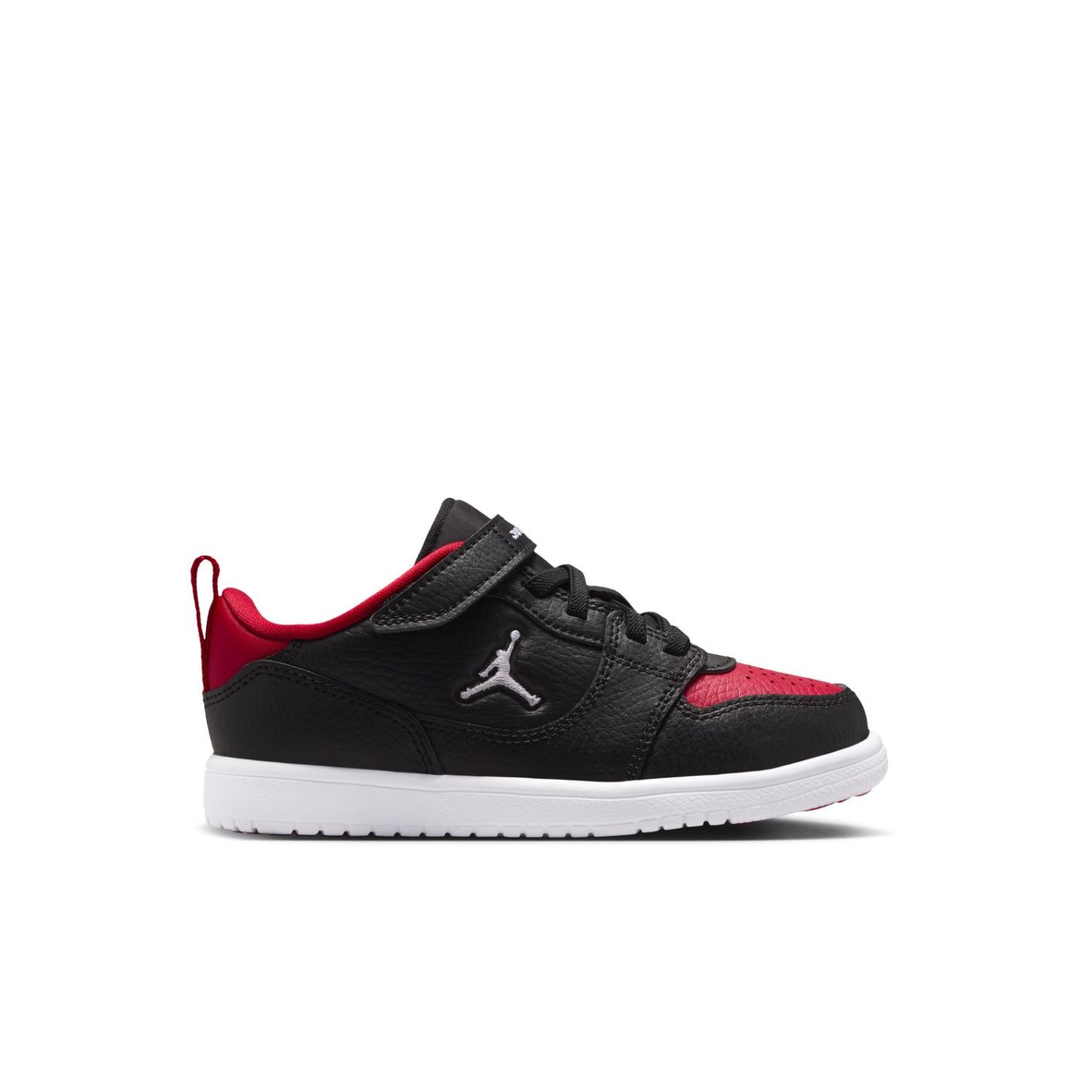 Jordan Access Court Low Black/White/Gym Red da Bambini