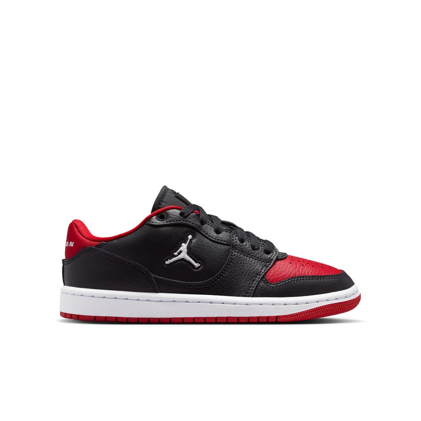 Jordan Access Court Low Black/White/Gym Red da Ragazzi