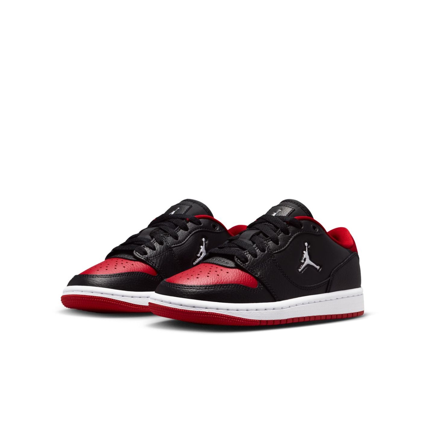 Jordan Access Court Low Black/White/Gym Red da Ragazzi