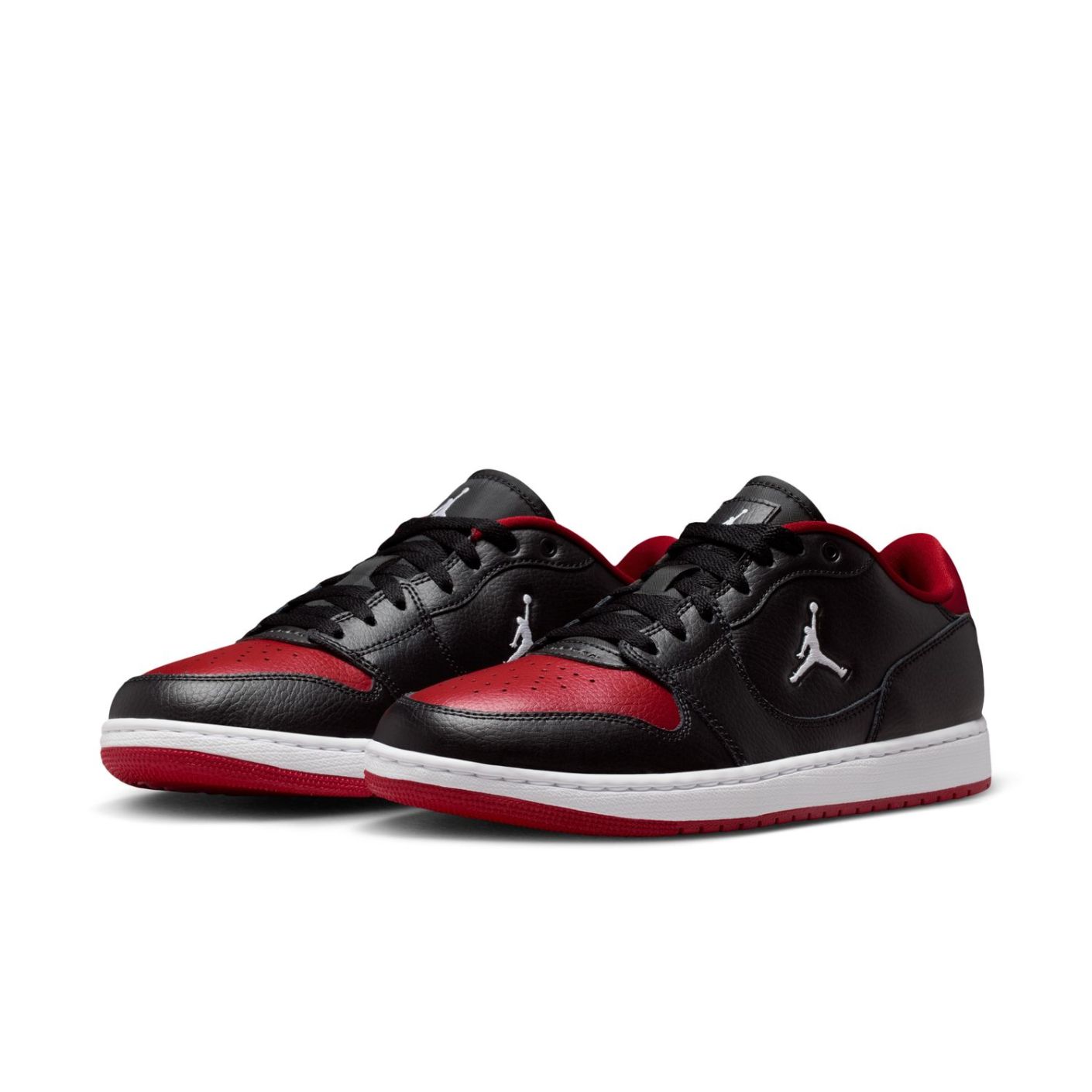 Jordan Court Connect Low Black/White-Gym Red da Uomo
