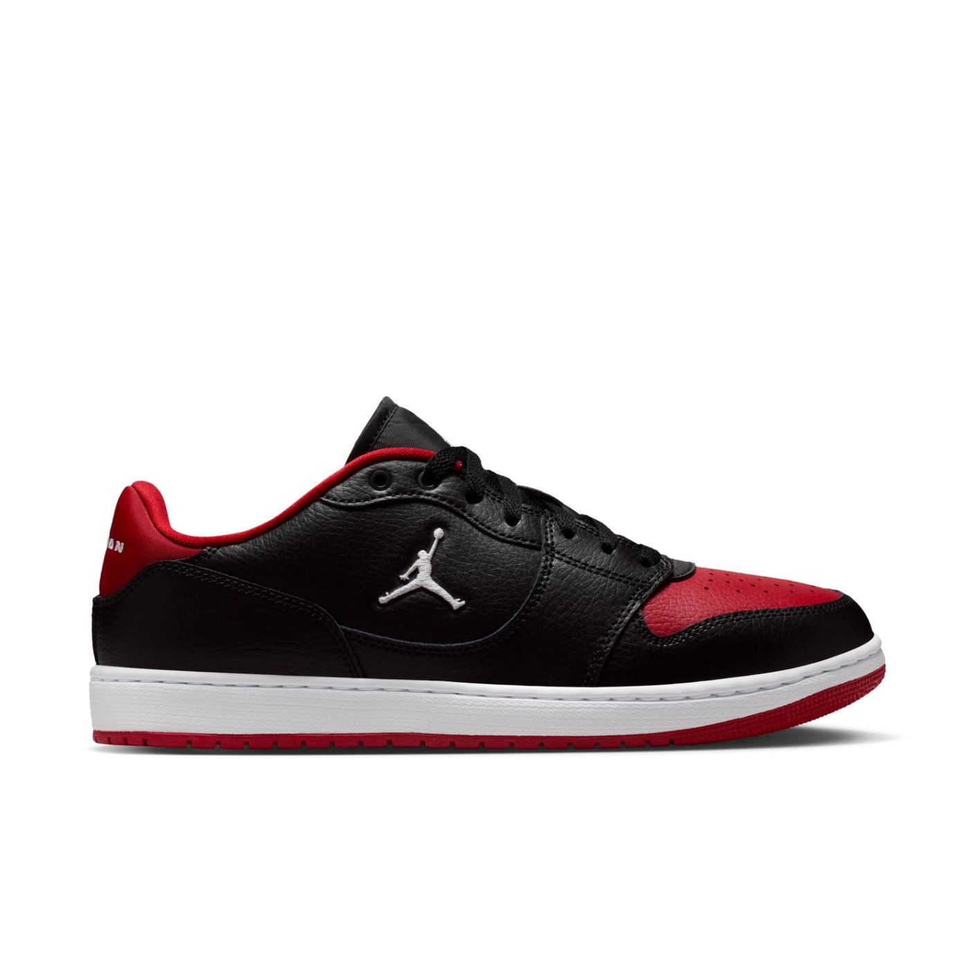Jordan Court Connect Low Schwarz/Weiß-Gym Red für Herren