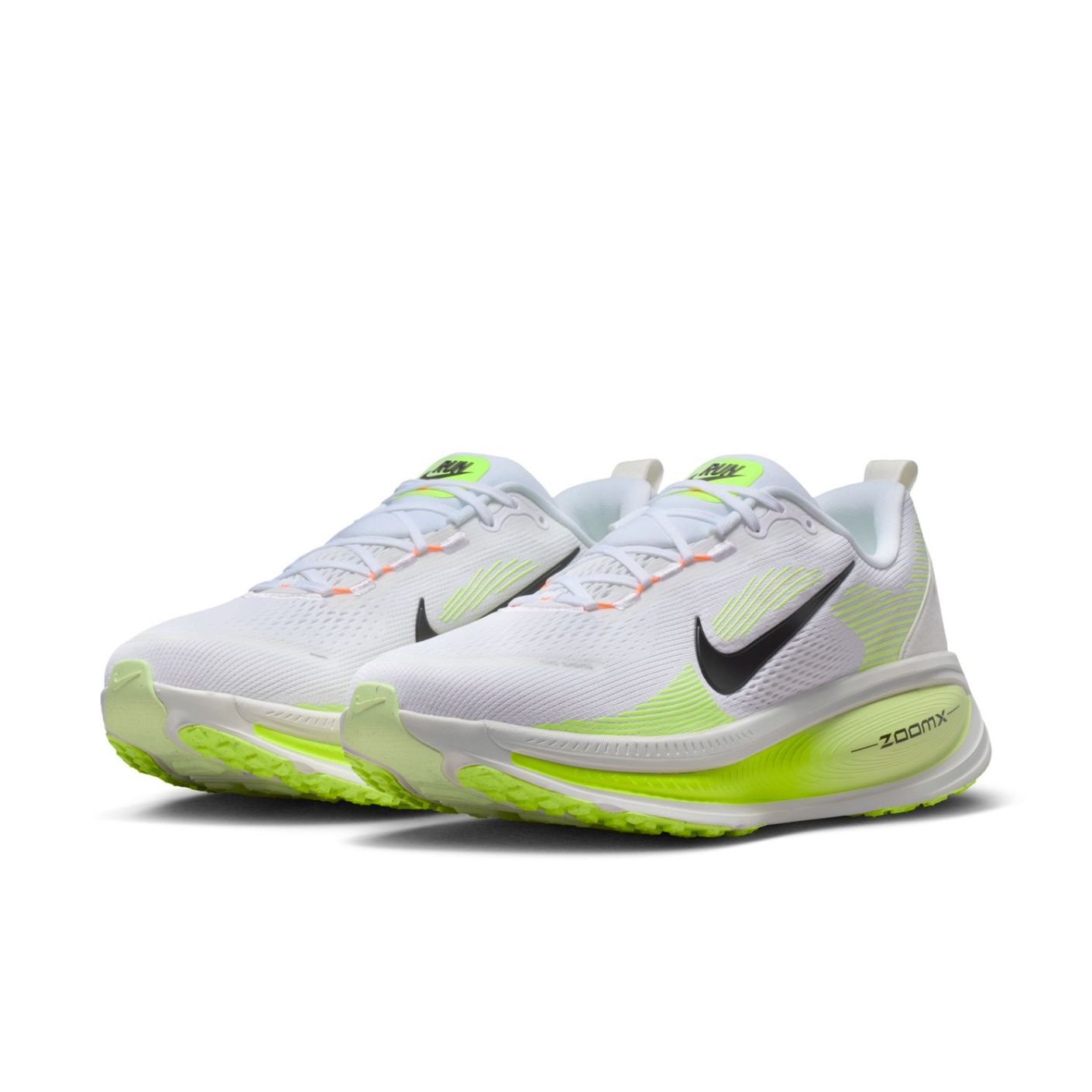 Nike Vomero 18 White/Black/Volt da Uomo