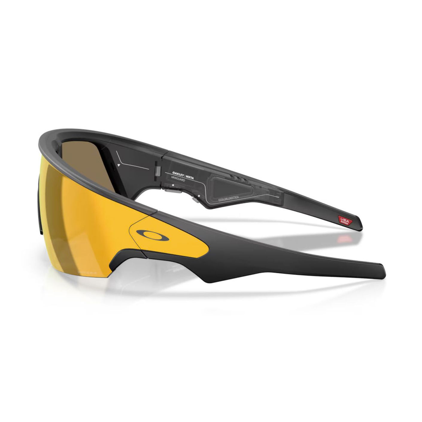 Oakley Sonnenbrille Meta Vanguard Prizm 24k, Rahmen Schwarz