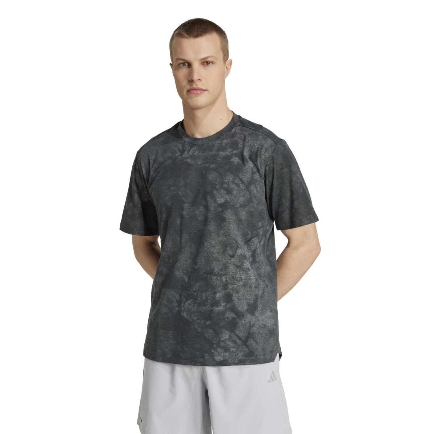Adidas T-Shirt con grafica PrimeLift Grey/Grey Six/Black da Uomo
