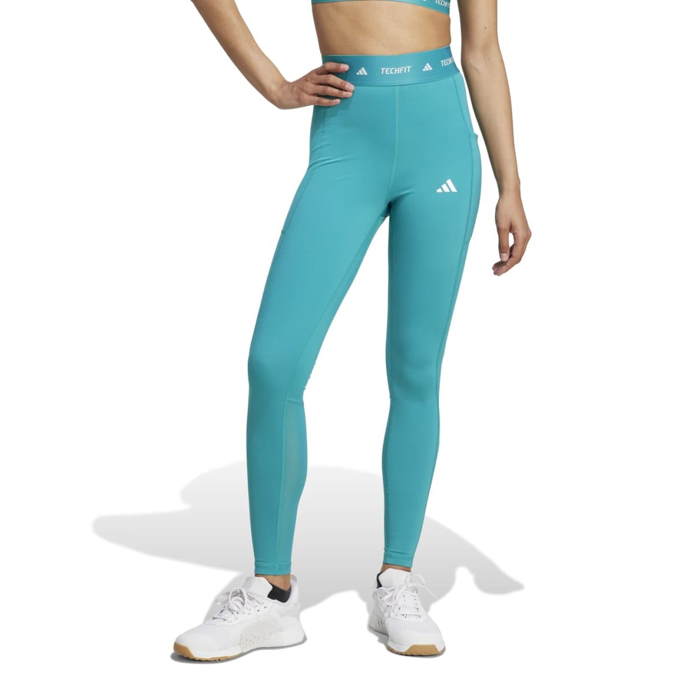 Adidas Leggings TechFit Stash Pocket Azzurri da Donna
