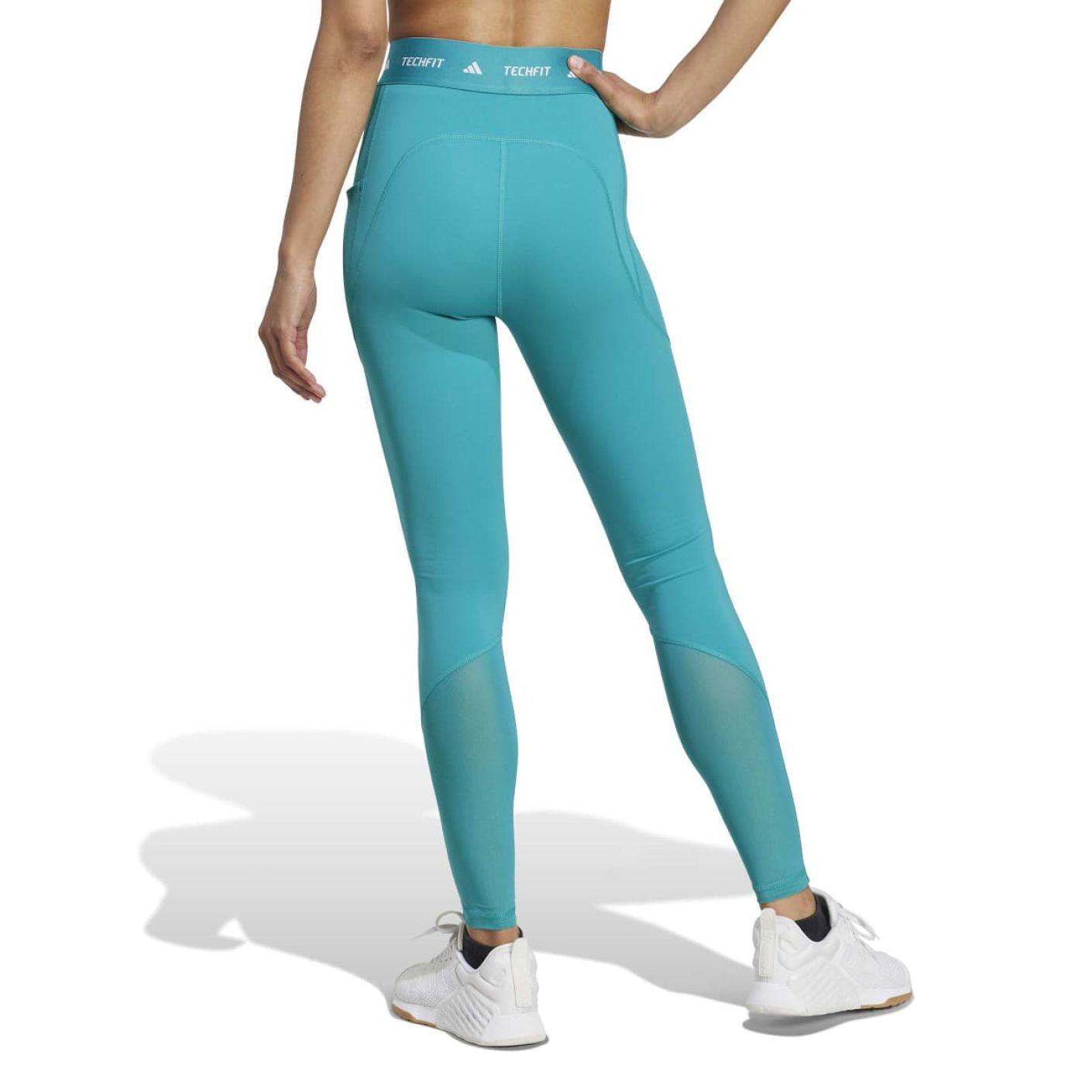 Adidas Leggings TechFit Stash Pocket Pure Teal da Donna