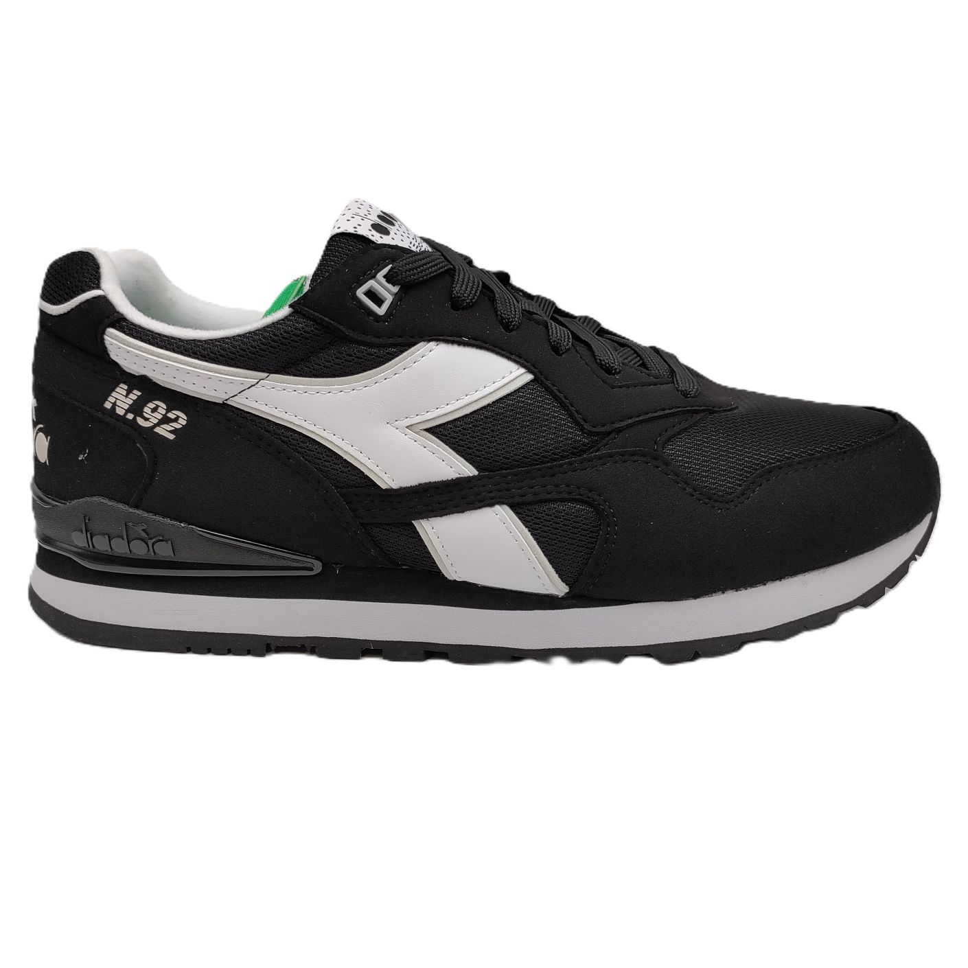 Diadora N.92 Black/White da Uomo