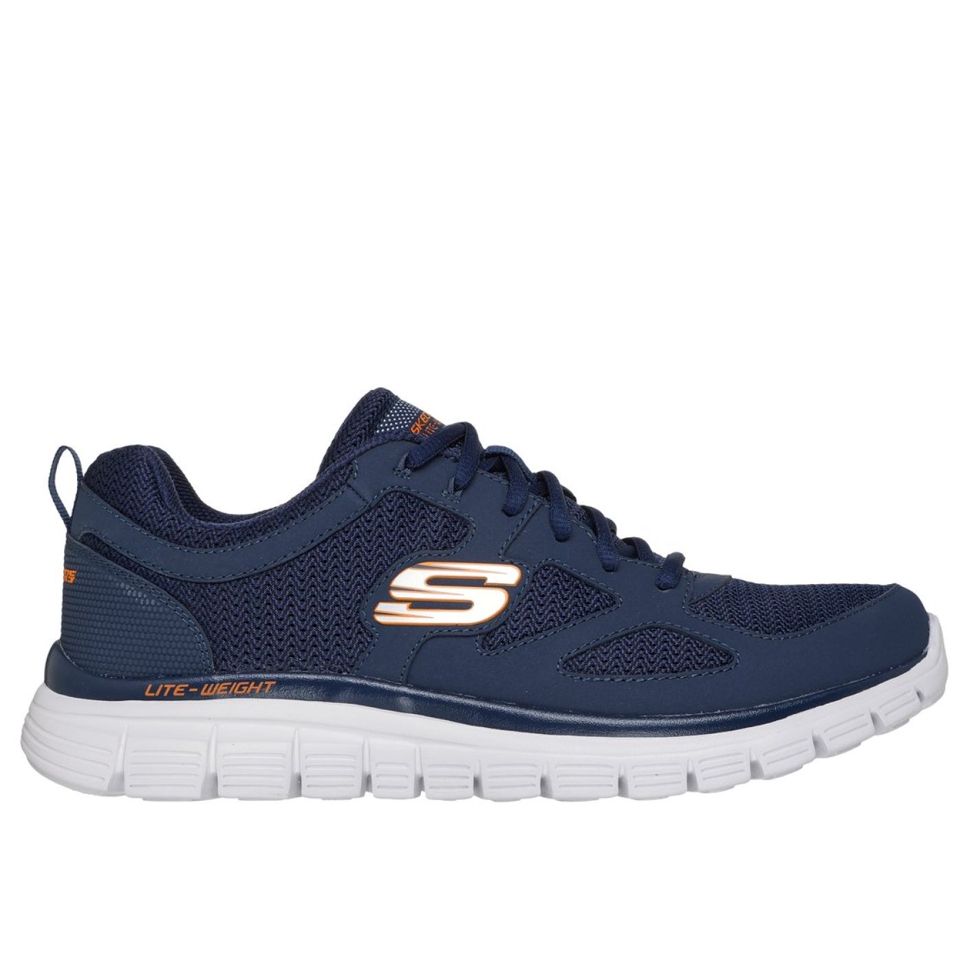 Skechers Burns - Agoura Blu Navy/Orange da Uomo