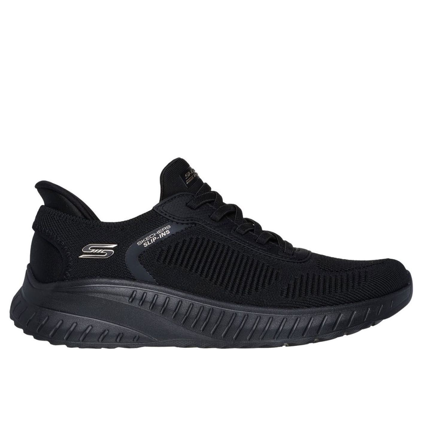 Skechers Slip-Ins: Bobs Sport Squad Chaos Black da Donna