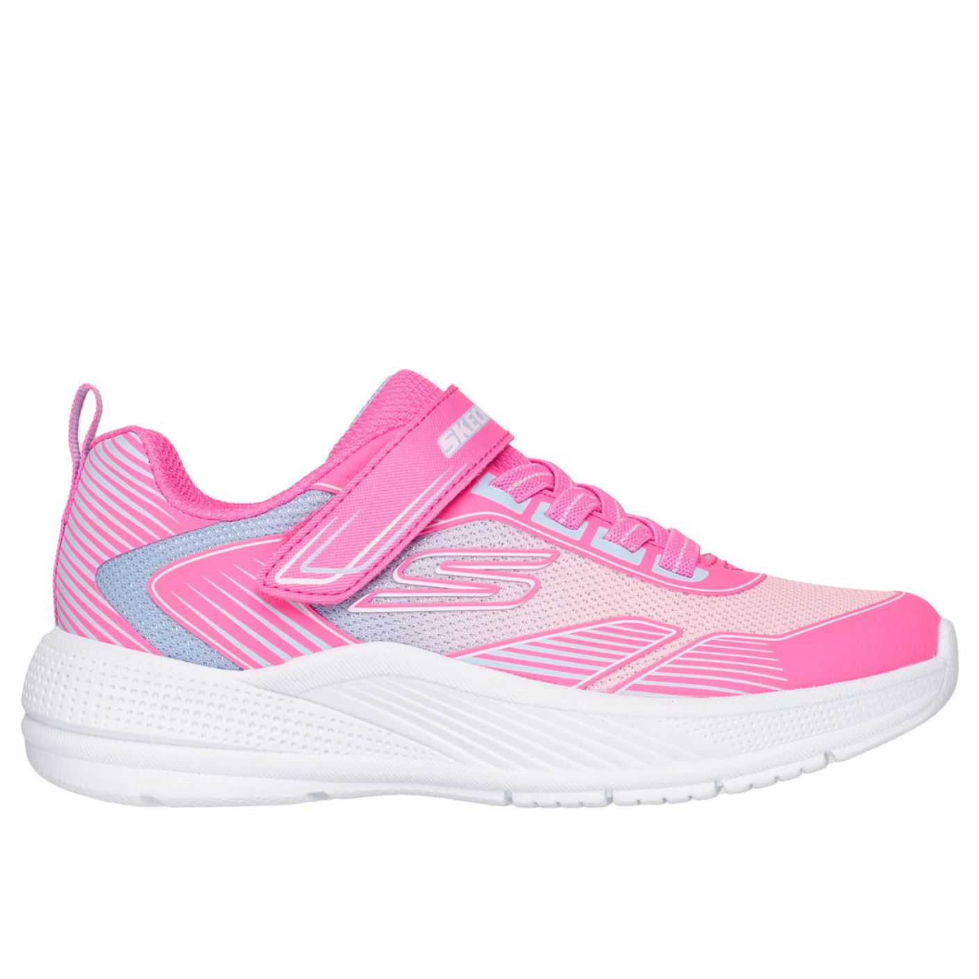 Skechers Microspec Advance - Oasis Point Fluo Pink/Multicolor for Girls