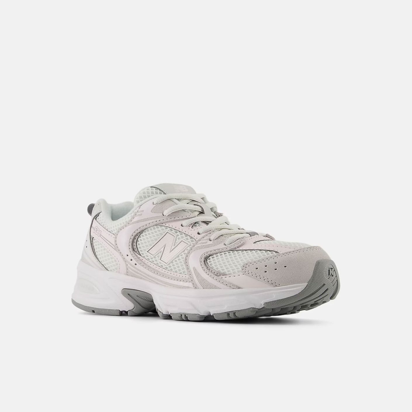 New Balance 530 Grey Matte/Pink Salt for Girls
