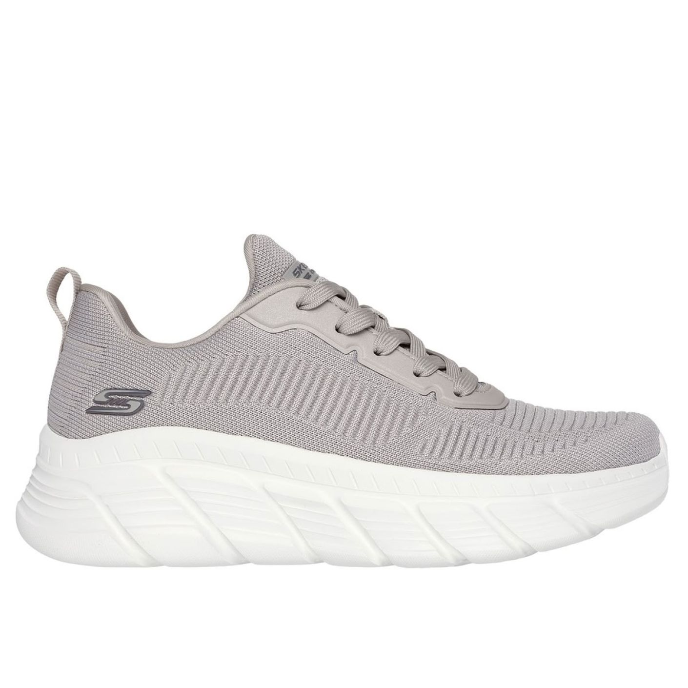 Skechers Bobs B Flex Hi Taupe for Women