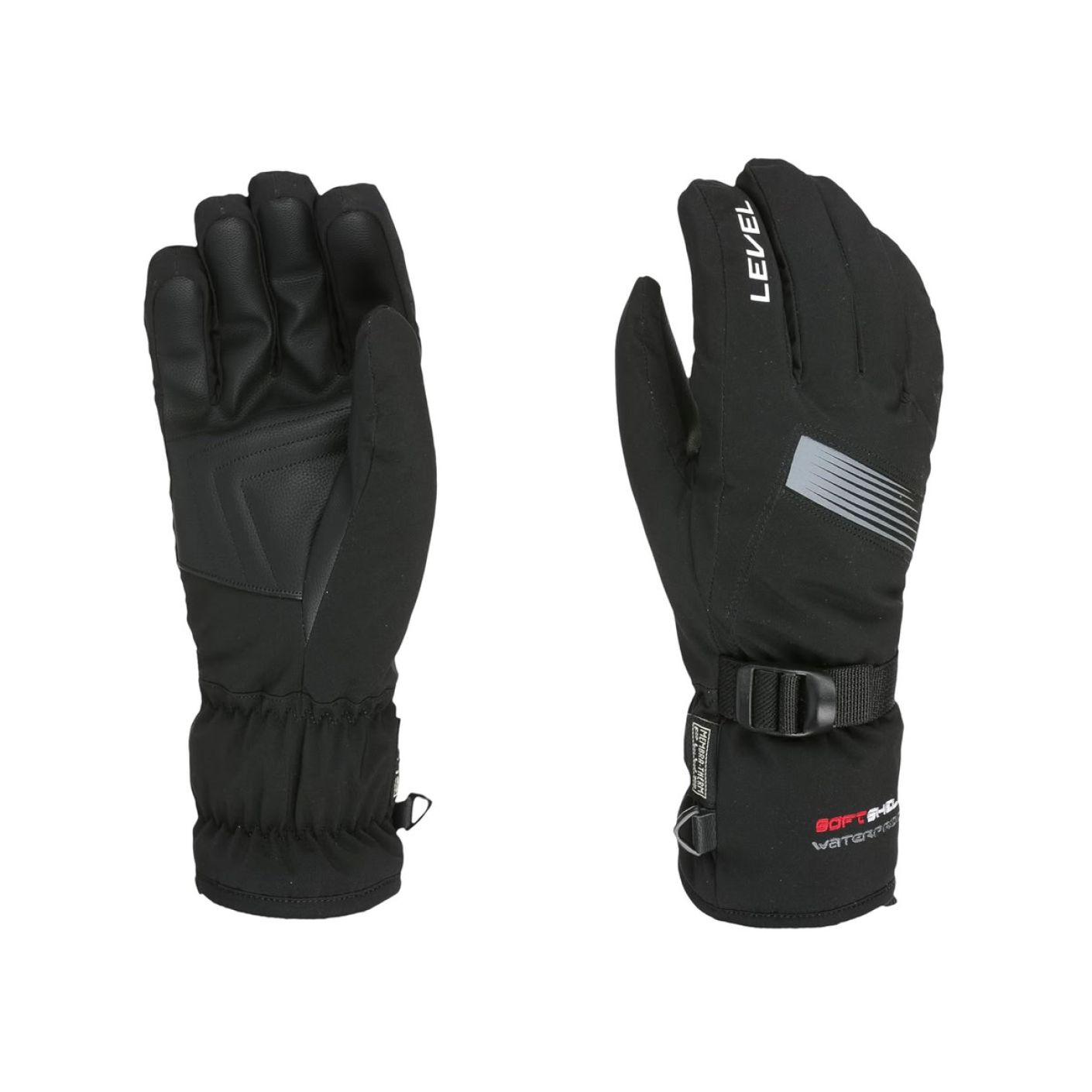 Level Guanti Sci Hero Black da Uomo