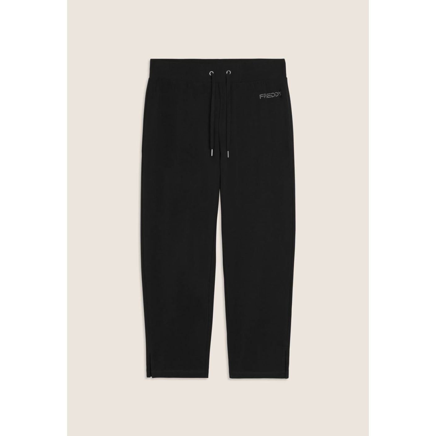 Freddy Capri Pants with Drawstring Black for Women