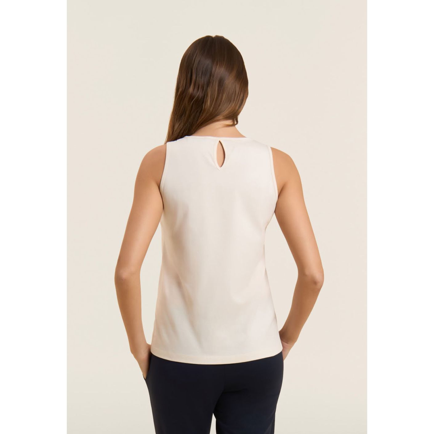 Freddy Canotta con dettaglio Cut-Out Whitecup Grey da Donna