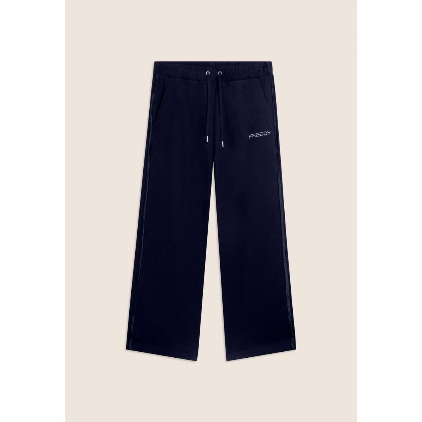 Freddy Cropped Comfort Wide Leg Dark Sapphire Women's Sports Pants