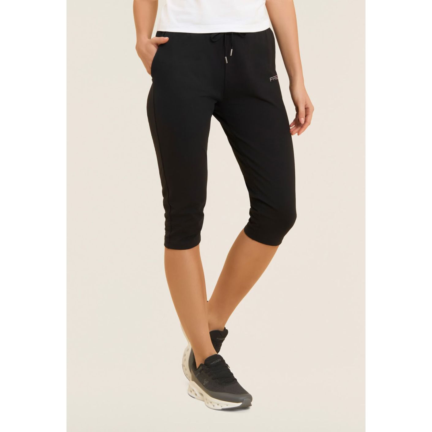 Freddy Pantalone Corsaro con coulisse Nero da Donna