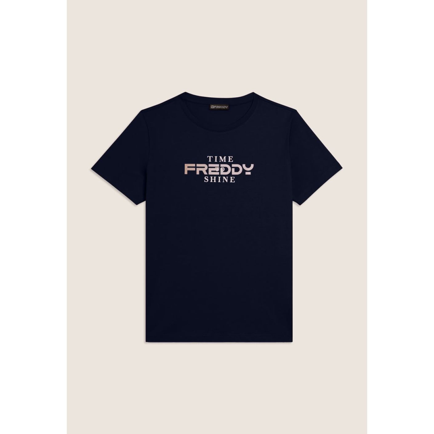 Freddy T-Shirt Comfort Fit mit Slogan 