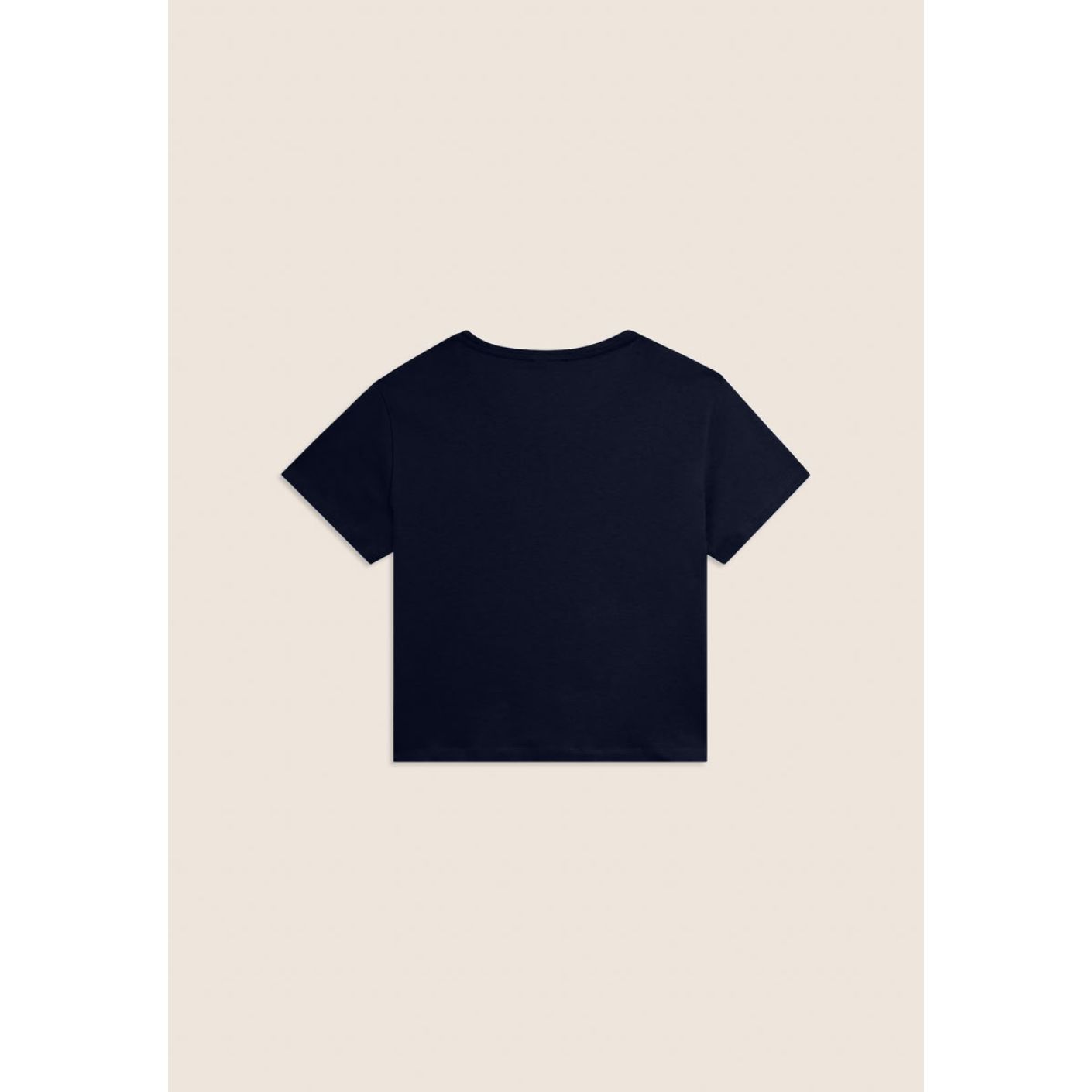 Freddy T-Shirt Cropped logo piccolo Dark Sapphire Damen