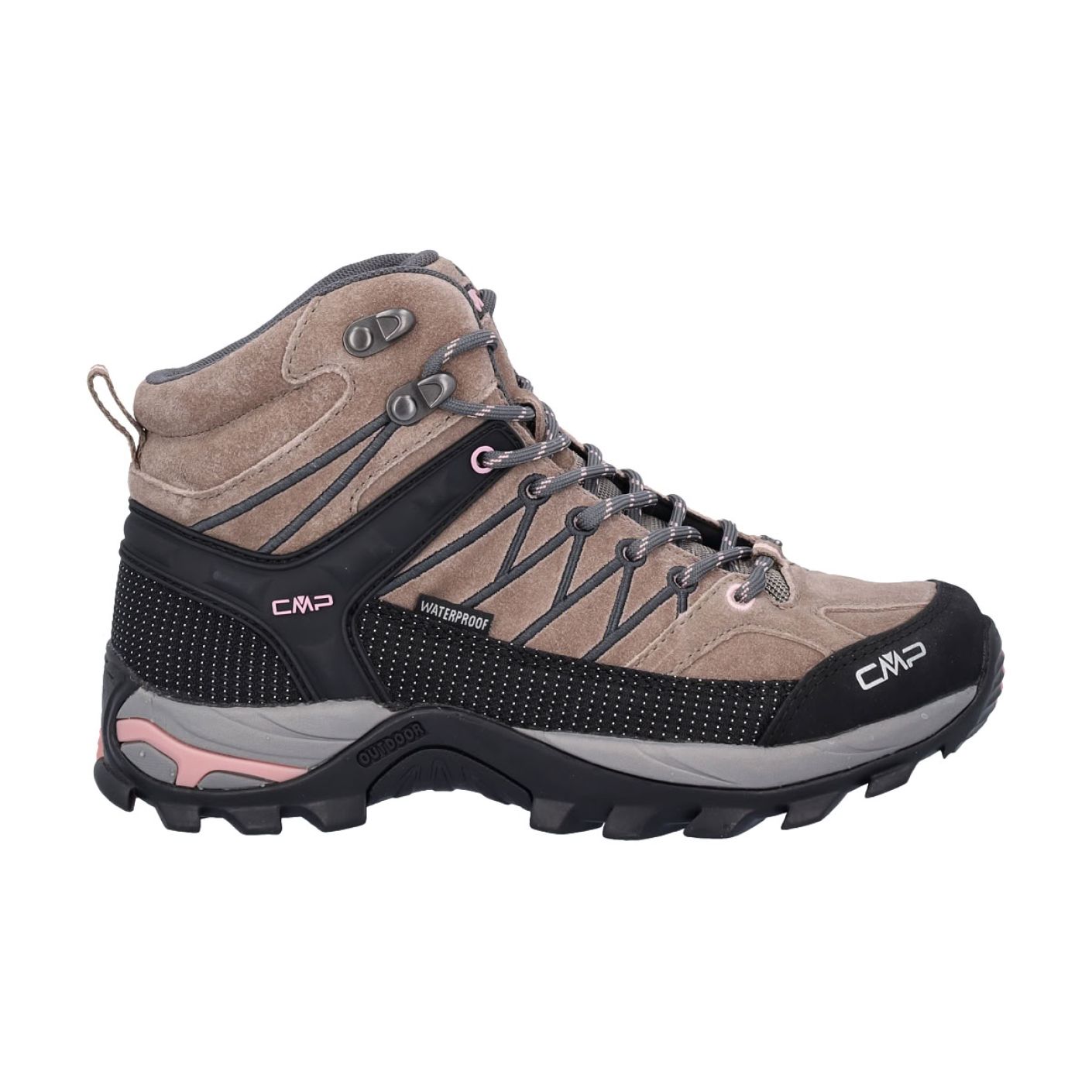 CMP Scarpone Rigel Mid Waterproof Cenere da Donna