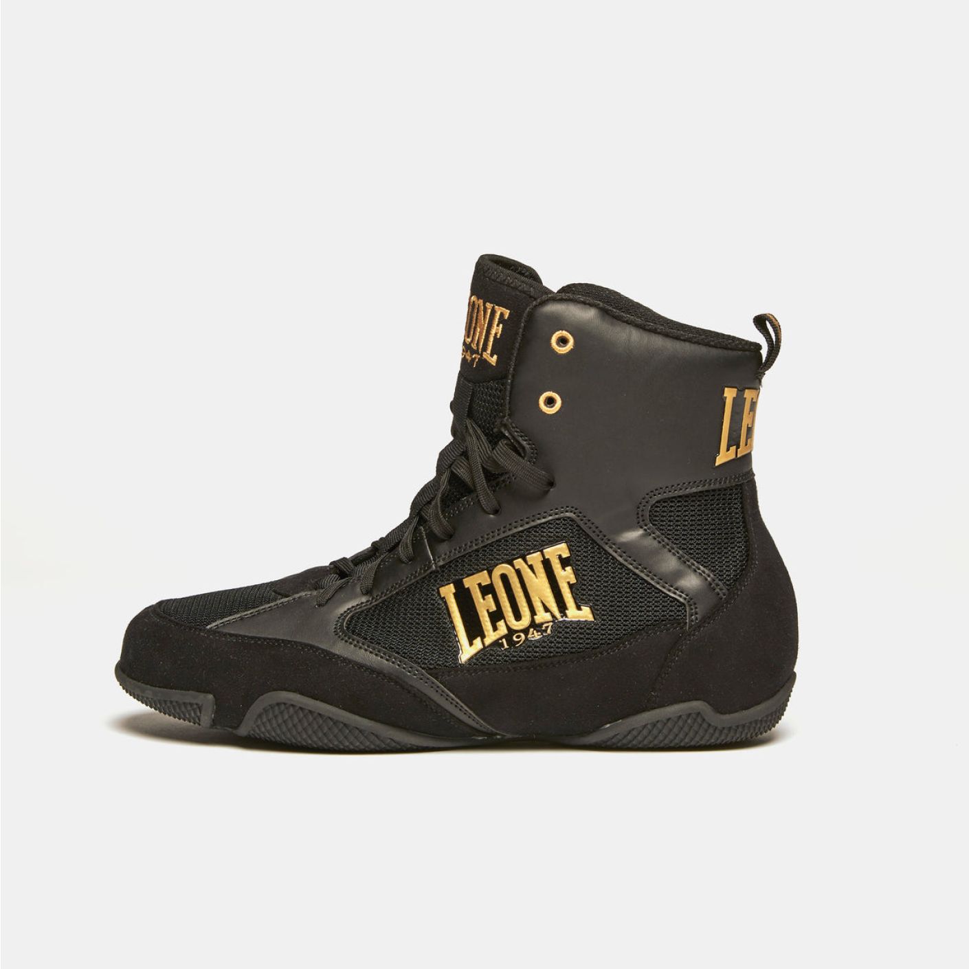 Leone Men's Premium Black Ankle Boots