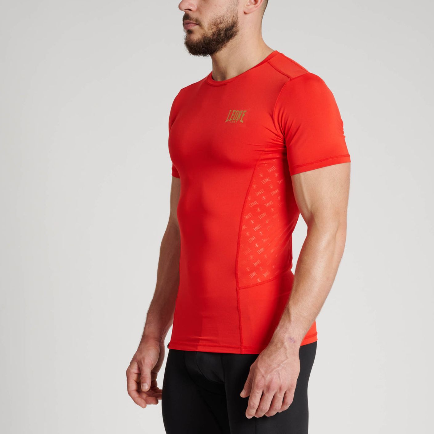 Leone T-Shirt Rashguard DNA Red for Men