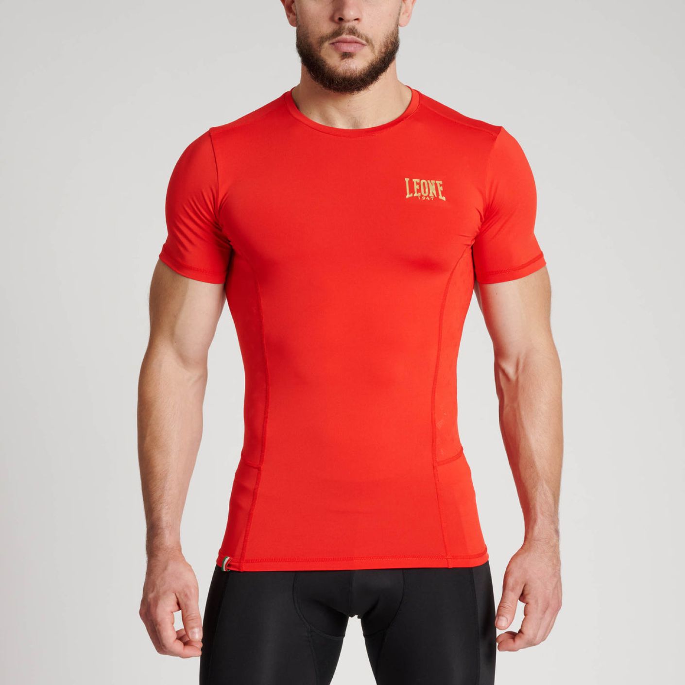 Leone T-Shirt Rashguard DNA Red da Uomo