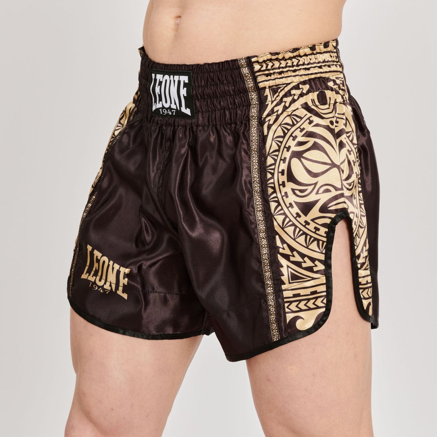 Leone Men's Kick Haka Black/Gold Shorts