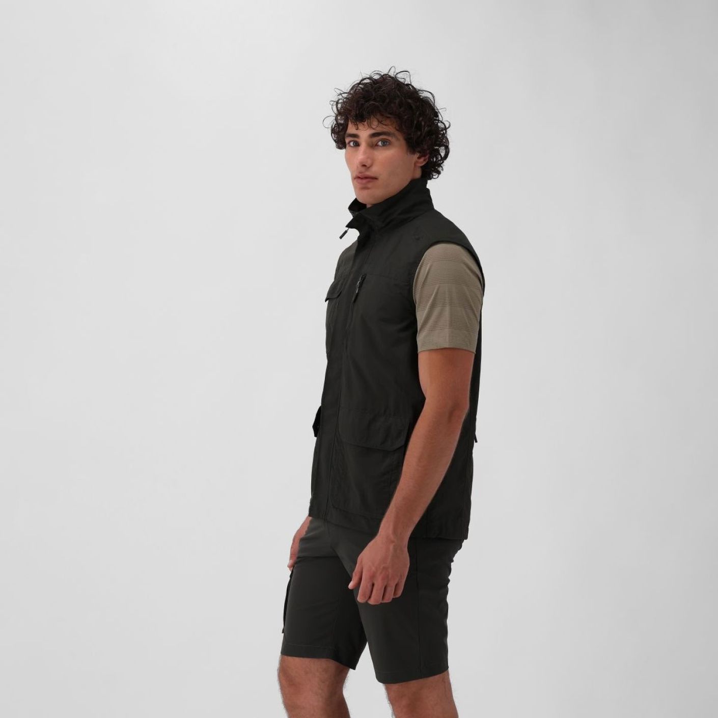 CMP Outdoor Multi-Pocket Vest Pine for Men