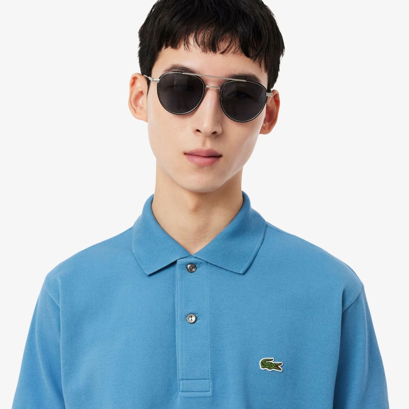 Lacoste Polo 1212 Blue-JKB for Men