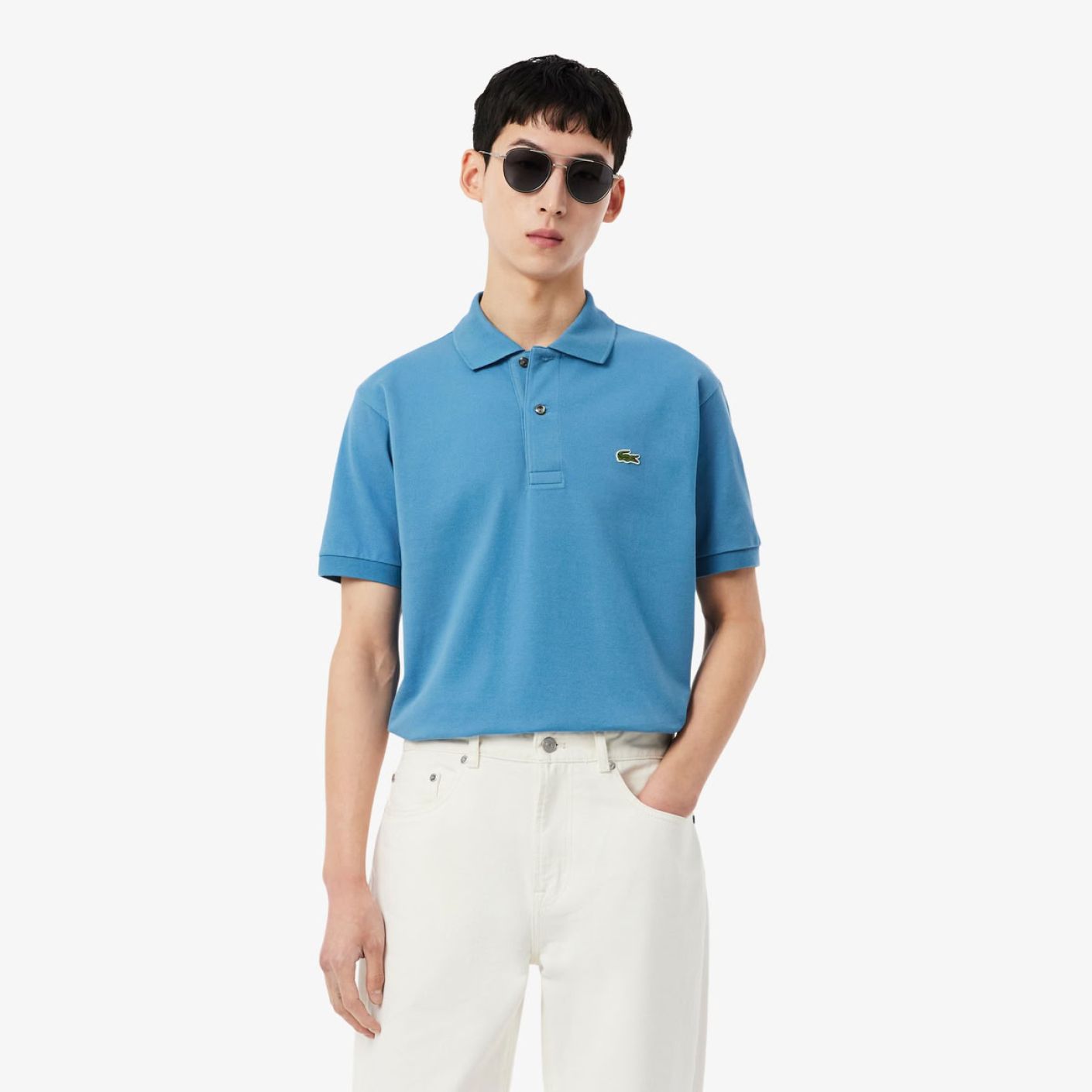 Lacoste Polo 1212 Blue-JKB for Men
