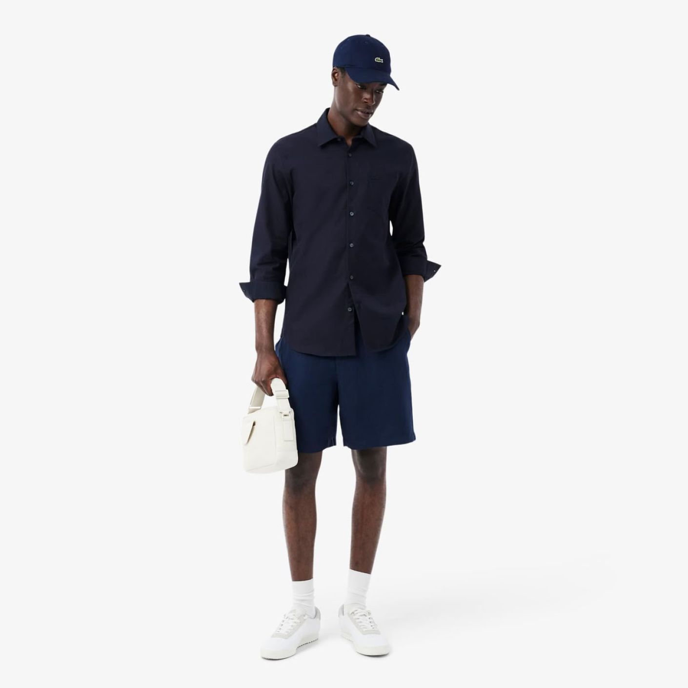 Lacoste Cappellino Cotton Twill Navy Blue