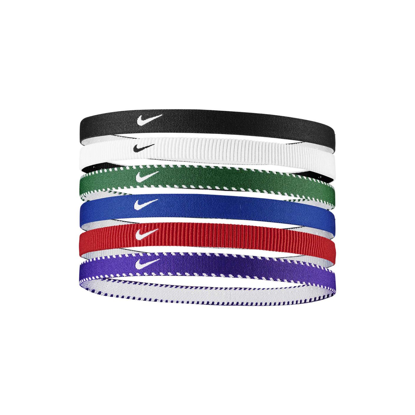 Nike Mini Fasce Flex Classic 6 Pezzi Game Royal/University Red/White