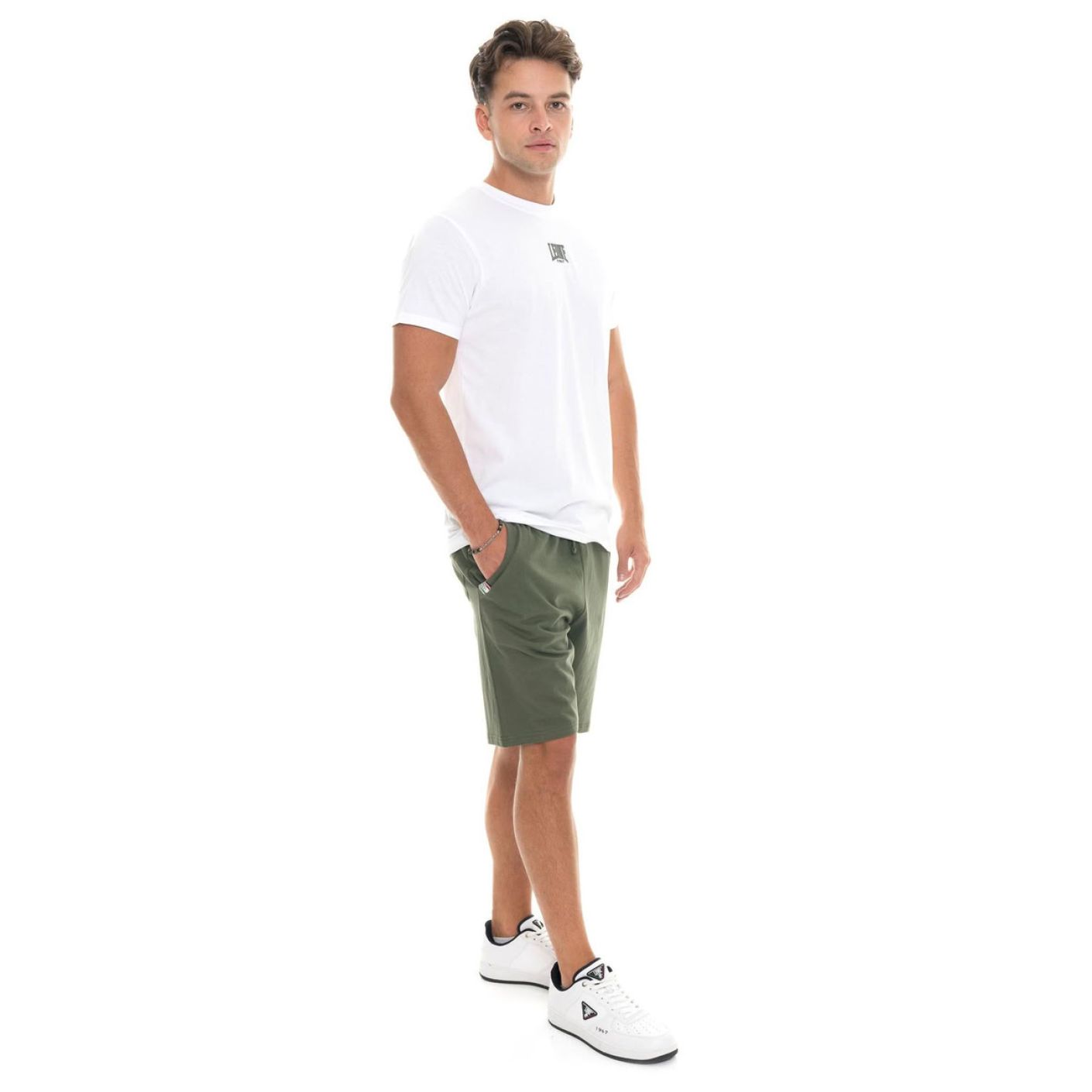 Leone Completo Basic Optic White/Rifle Green da Uomo