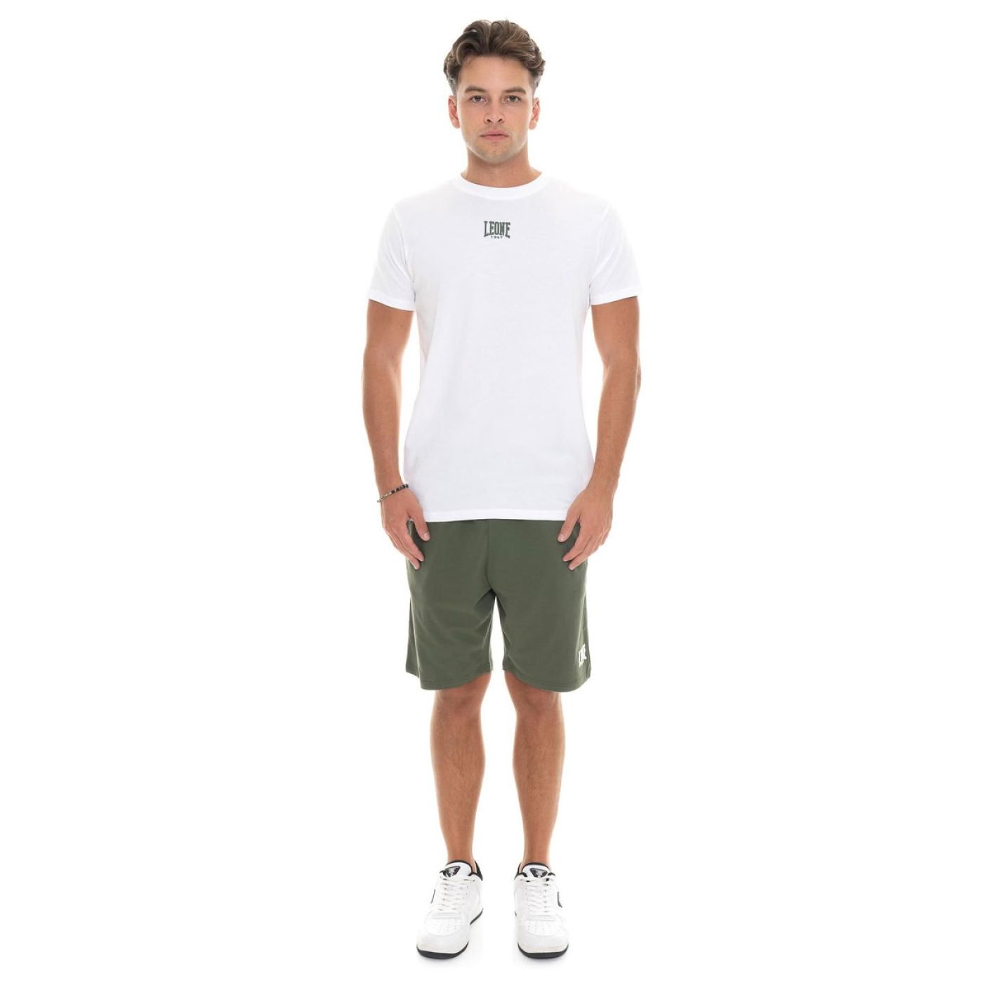 Leone Completo Basic Optic White/Rifle Green da Uomo