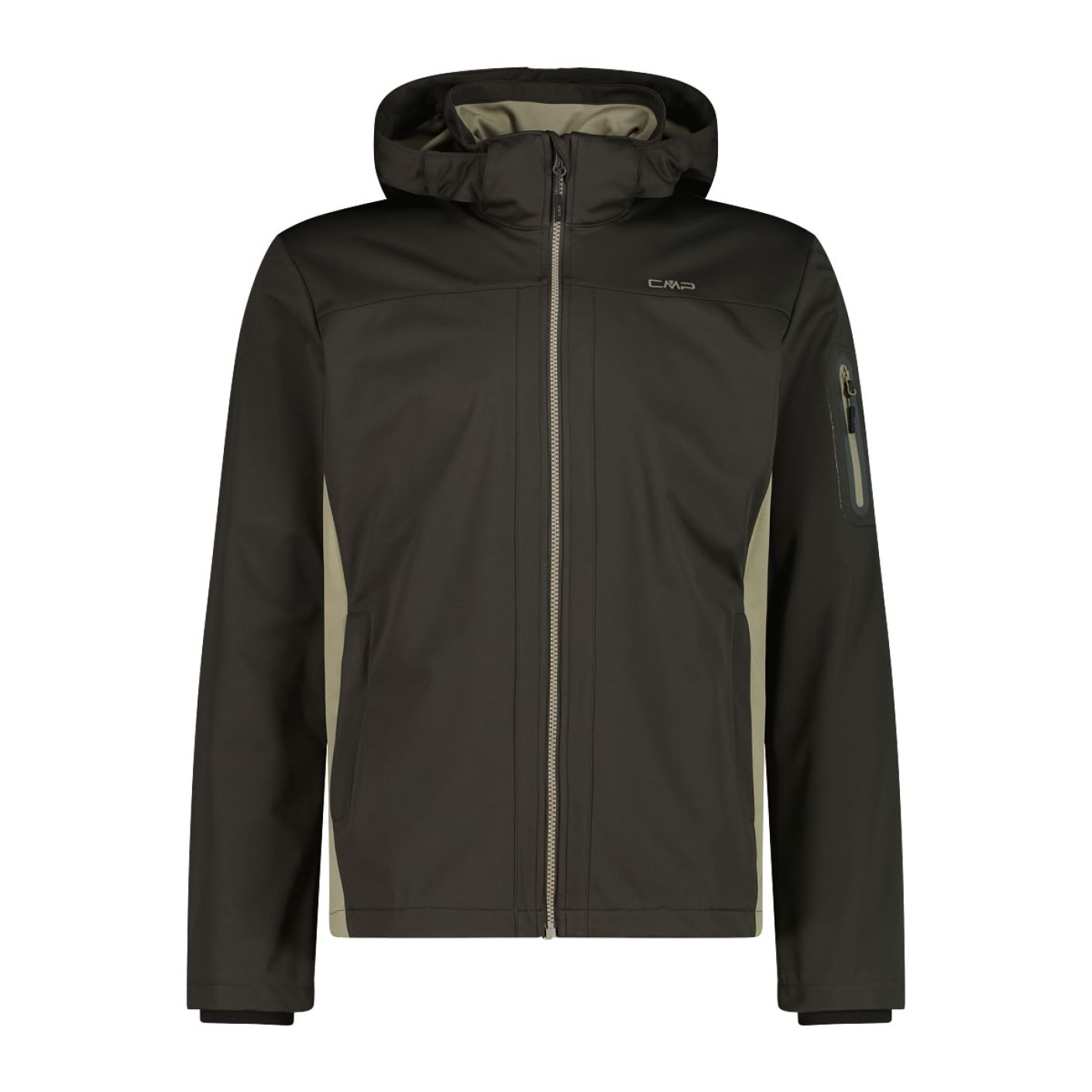 CMP Giacca in Light Softshell con cappuccio staccabile Pine da Uomo
