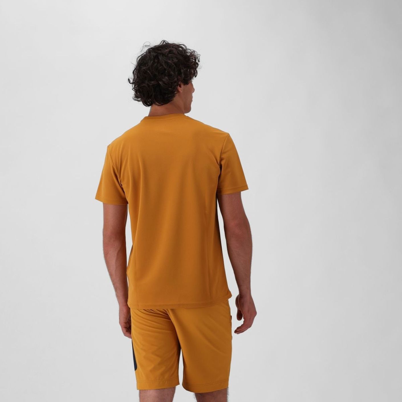 CMP T-Shirt girocollo con logo Curcuma da Uomo
