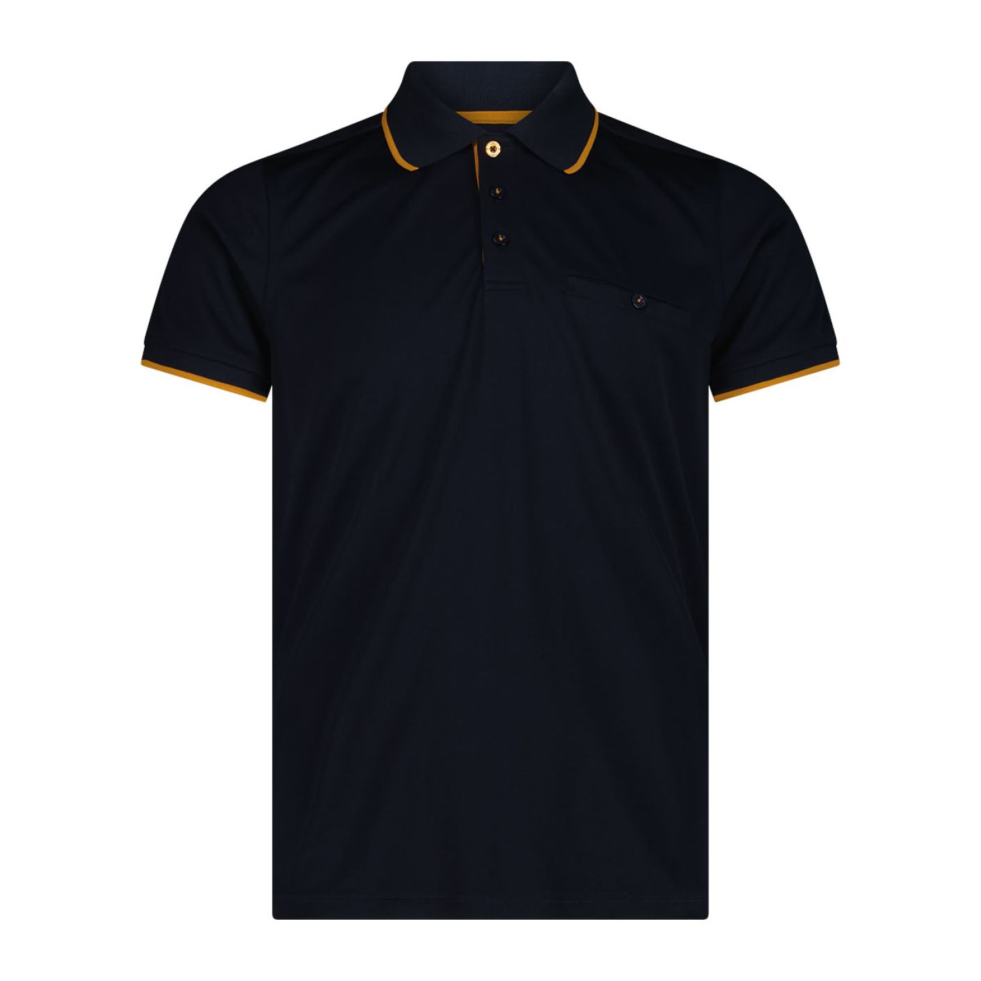 CMP Polo maniche corte B.Blue/Curcuma da Uomo