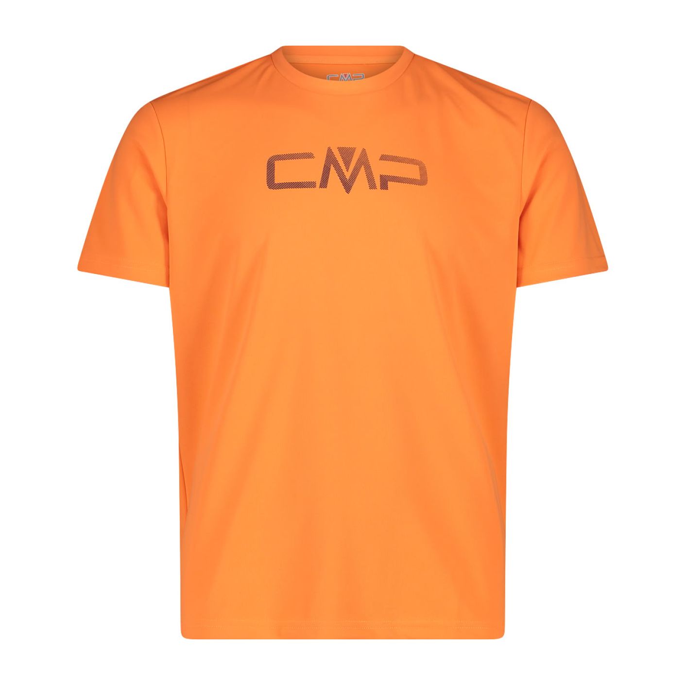 CMP T-Shirt mit Rundhalsausschnitt und Logo Flame/Pacific für Herren