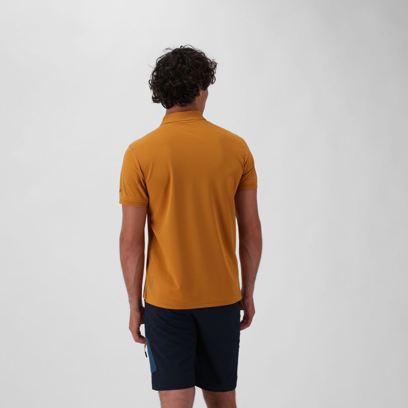 CMP Polo Tecnica tinta unita Curcuma da Uomo