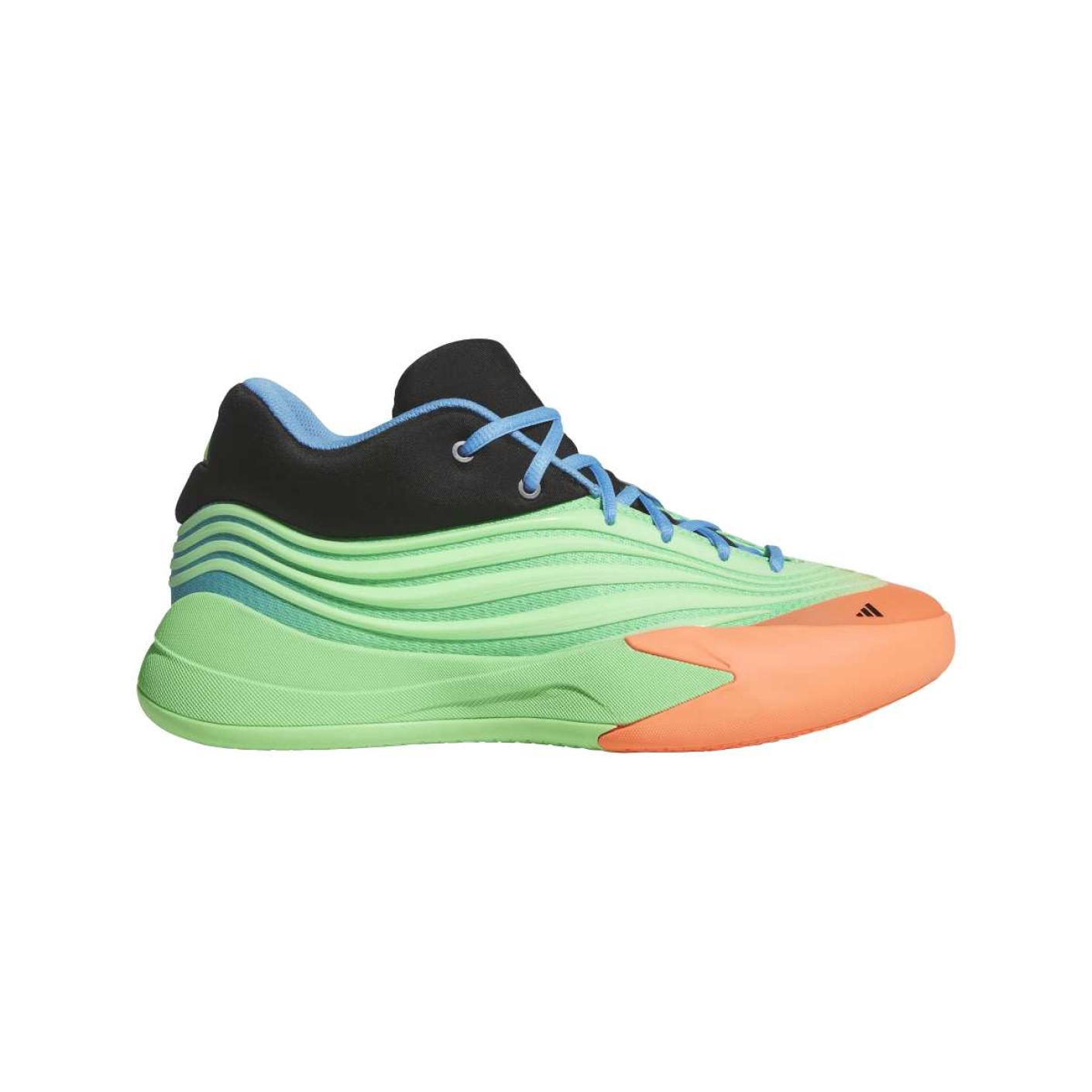 Adidas Dame X Lime Burst/Signal Coral/Blue Burst