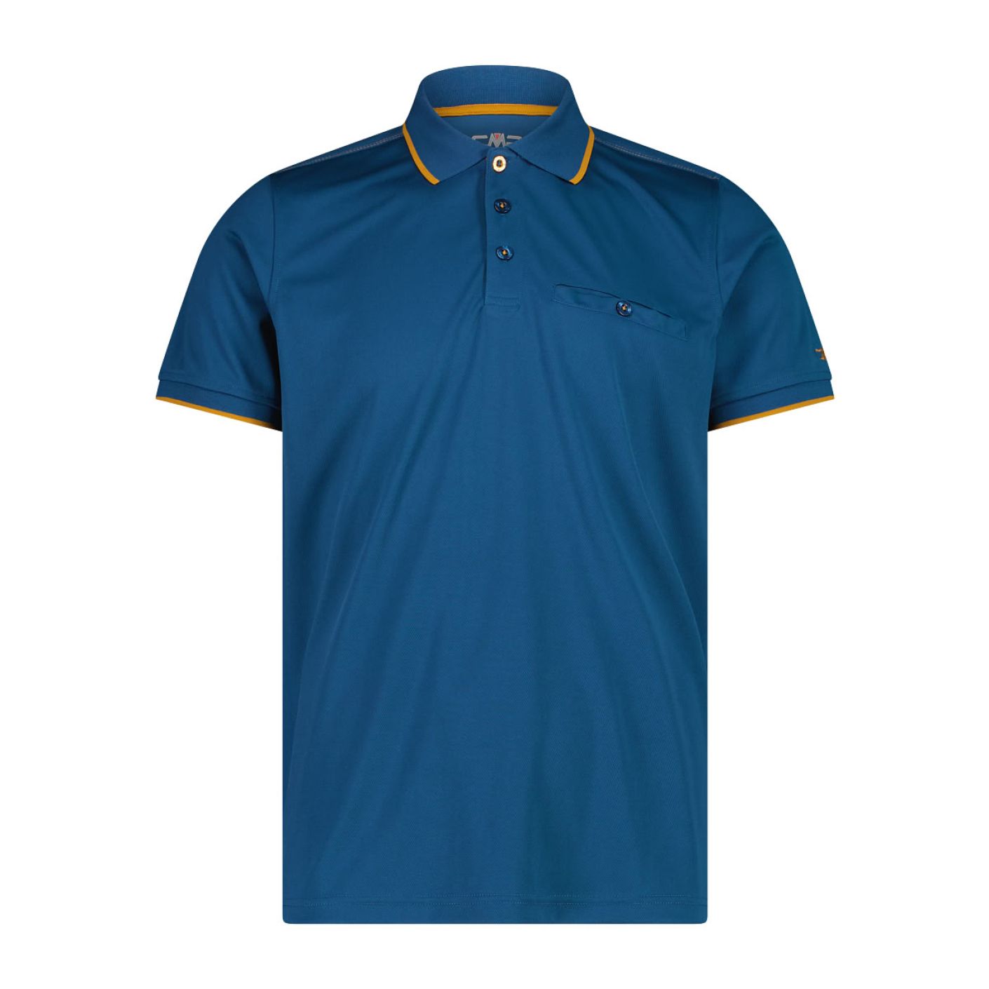 CMP Polo maniche corte Petroleum da Uomo