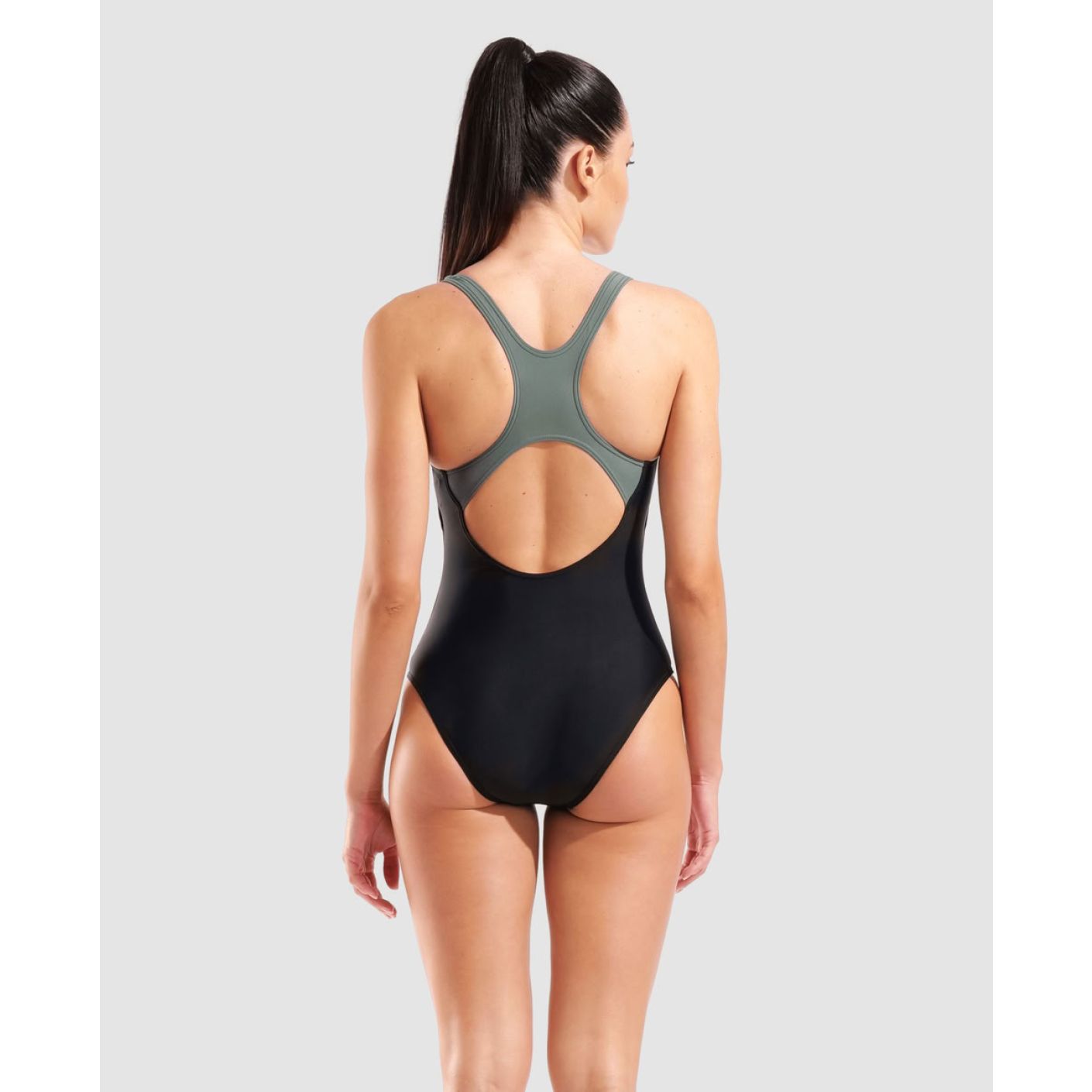 Arena Costume Control Symmetry Black/Sage da Donna