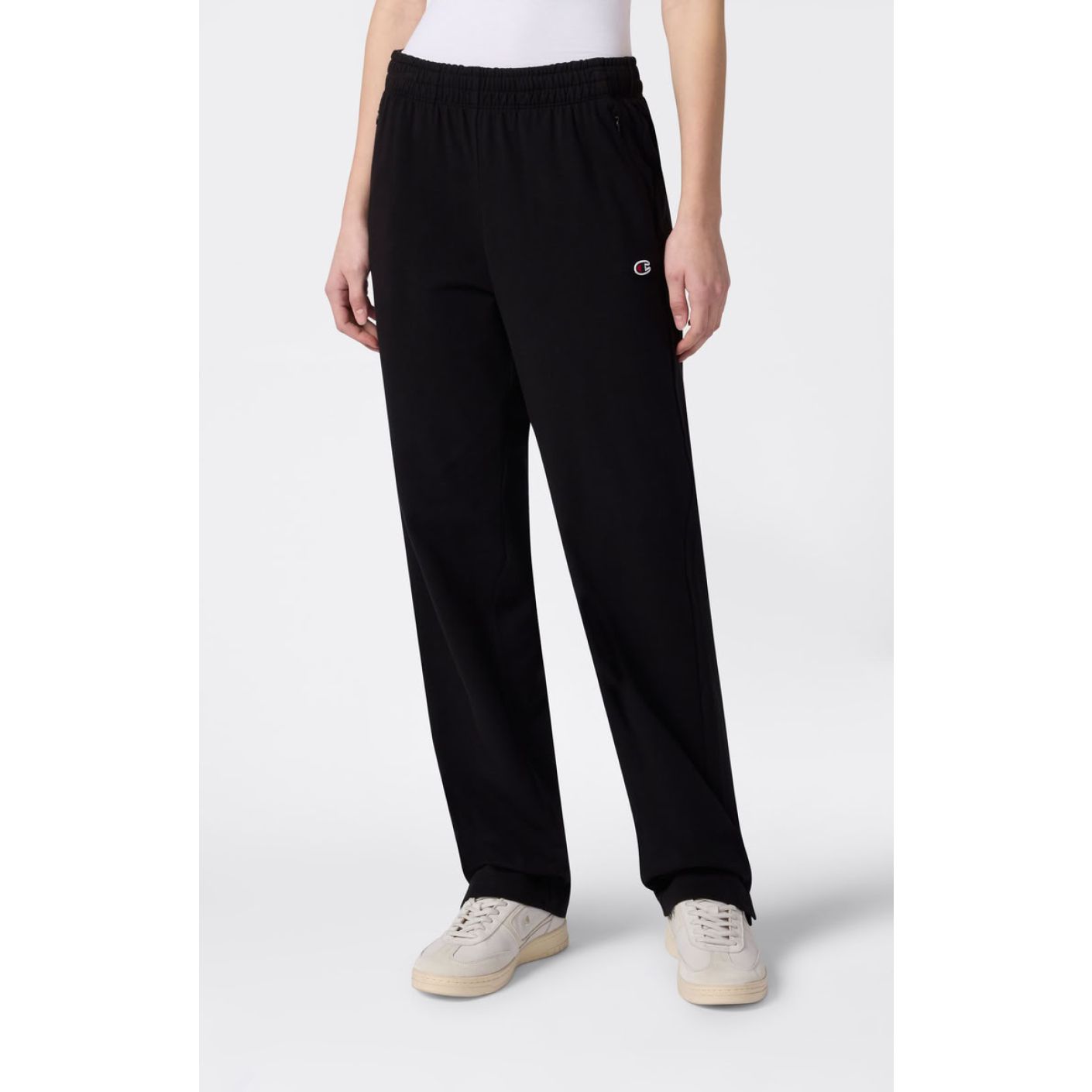 Champion Joggers Icons con tasche zip Neri da Donna