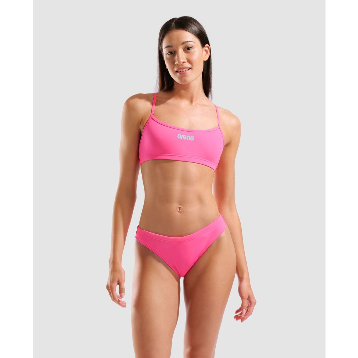 Arena Bikini Bandeau Pink da Donna