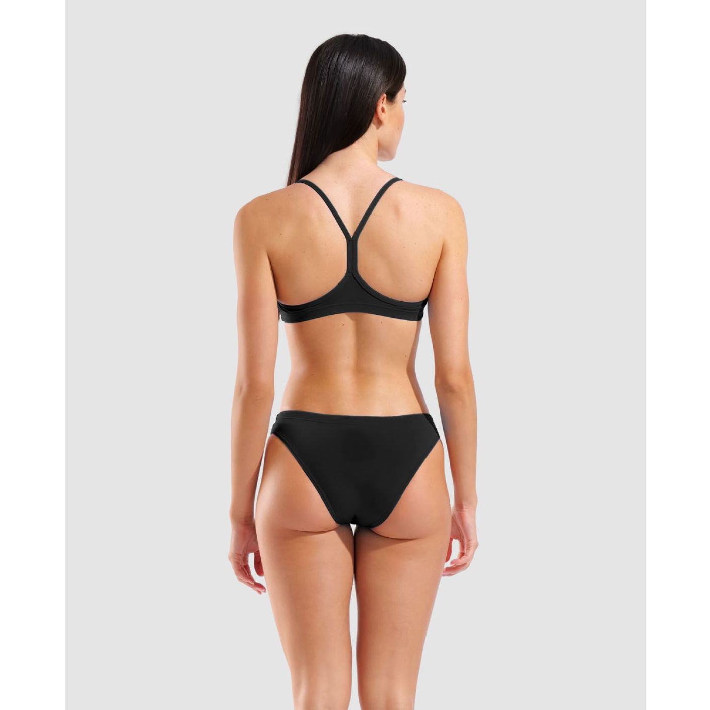 Arena Bikini Bandeau Black/White da Donna