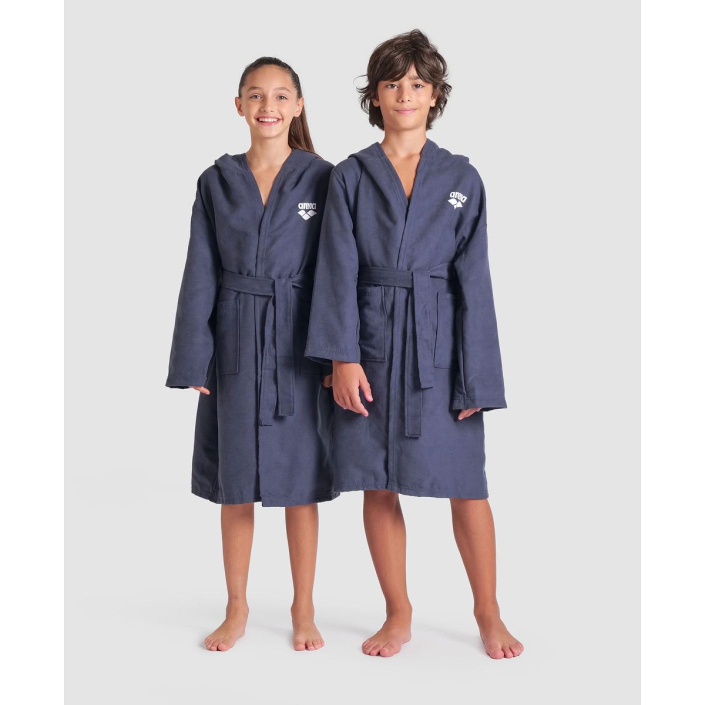 Arena Accappatoio Zeal Junior Navy/White