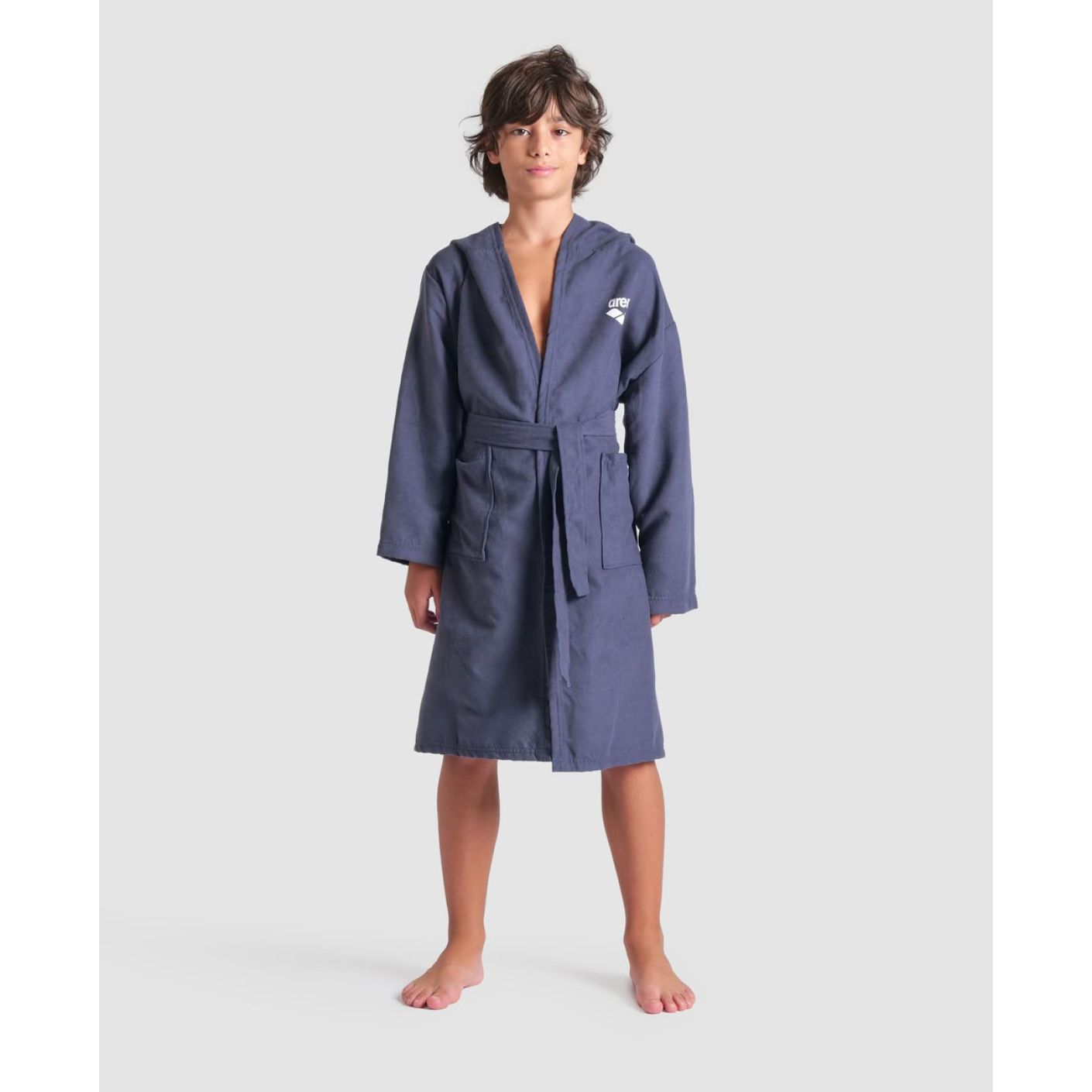Arena Accappatoio Zeal Junior Navy/White